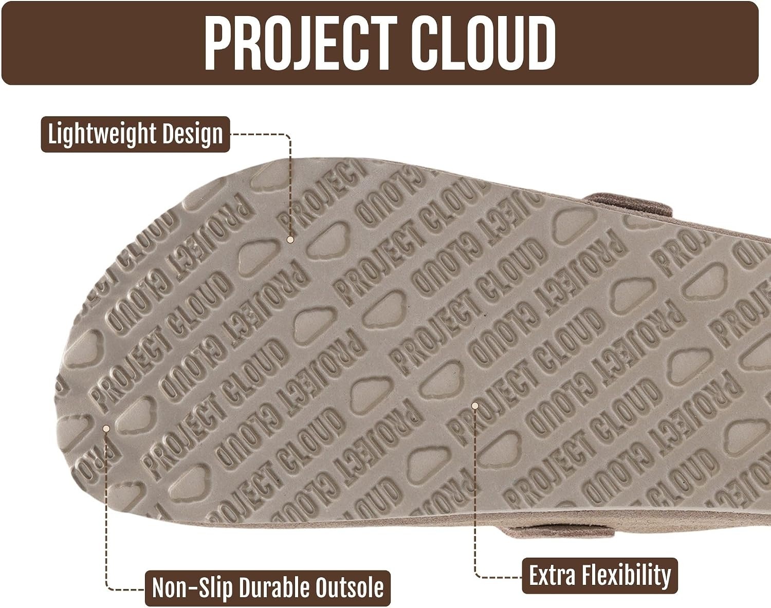 image:imageProject Cloud 100 Full Grain Genuine Leather Clogs for Men 2026 BrooklynDark Grey Suede