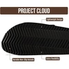 Project Cloud Mens Sandals, 100% Genuine Leather Mens Slides (Heritage)(Black Leather)