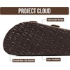 Project Cloud Mens Sandals, 100% Genuine Leather Mens Slides (Heritage)(Taupe)