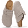 Grey Mono Suede
